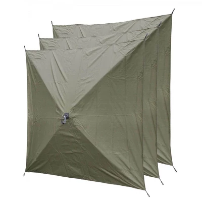 CLAM Quick-Set Escape 12 X 12 Foot Portable Pop-Up Camping Outdoor Gazebo Screen Tent Canopy Shelter And Carry Bag With Wind And Sun Panels Sets, Green 2 CLAM Quick-Set Escape 12 X 12 Foot Portable Pop-Up Camping Outdoor Gazebo Screen Tent Canopy Shelter And Carry Bag With Wind And Sun Panels Sets, Green - Image 2