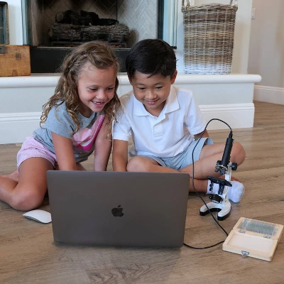 Premium 85pc Kids STEM Microscope Kit With Digital Camera, Kids' Software And More - AmScope 3 Premium 85pc Kids STEM Microscope Kit With Digital Camera, Kids' Software And More - AmScope - Image 3