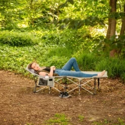 Alpcour XL Camping Cot - Compact Folding Bed For Adults & Kids With Pillow - 500 Lbs Capacity -Camping Equipment Series GUEST 061b0458 a2aa 4501 8c78 3d464f33cc9c