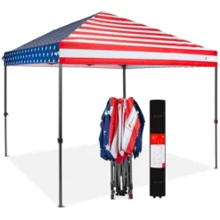 Best Choice Products 10x10ft Easy Setup Pop Up Canopy Instant Portable Tent W/ 1-Button Push, Carry Case -Camping Equipment Series GUEST 08464395 ea68 4bc1 ada1 57af52376db6