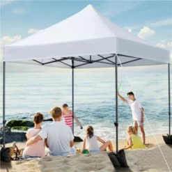 Yaheetech Outdoor Canopy 10'x10' For Camping Wedding Parties -Camping Equipment Series GUEST 084e5ae8 bb1a 481f 9bc5 fe878908f0da