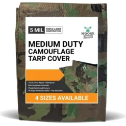 Moose Supply Waterproof Poly Camo Tarp Cover -Camping Equipment Series GUEST 085aea21 d4c0 4327 8199 4ff22a4f529b