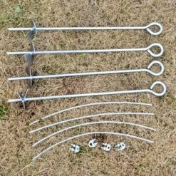 Outsunny 6'x8' Outdoor Storage Shelter With Rollup & Zipper Door, Heavy Duty Carport Shed For Motorcycle Garden Storage, Grey -Camping Equipment Series GUEST 0b8e2f44 7353 454f aedd 6d129247aac9