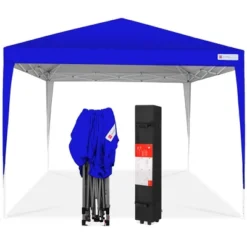 Best Choice Products 10x10ft Pop Up Canopy Outdoor Portable Adjustable Instant Gazebo Tent W/ Carrying Bag -Camping Equipment Series GUEST 0beb8999 98fd 4e85 94e3 1f38031ef495