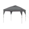 CORE Heavy-duty Instant Shelter Pop-Up Canopy Tent With Wheeled Carry Bag For Camping, Tailgating, And Backyard Events, Gray (6 Pack)