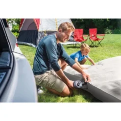 Intex 12 Volt Quick-Fill DC Car Electric 23 Cubic Feet Per Minute Air Pump For Pool Floats, Air Beds, Toys, And Games With Car Power Adapter -Camping Equipment Series GUEST 0cecc9ba a835 439b a447 ff76910c524f