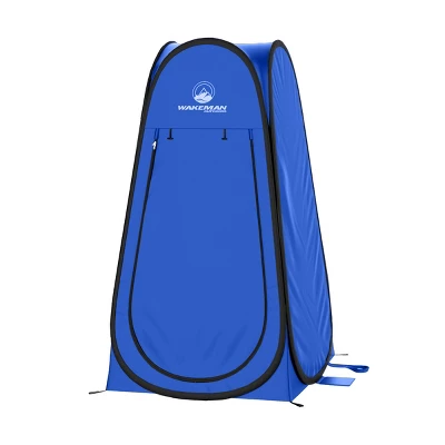 Pop Up Pod Privacy Tent - Camping, Beach, Or Tailgate With Carry Bag (Blue) By Wakeman Outdoors 1 Pop Up Pod Privacy Tent - Camping, Beach, Or Tailgate With Carry Bag (Blue) By Wakeman Outdoors