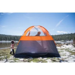 Stansport Everest 6 Person Dome Tent Orange/Gray -Camping Equipment Series GUEST 0e7a6cc2 e44d 412f 87e8 df2619dd4eeb
