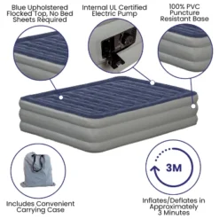 Flash Furniture 18 Inch Air Mattress With ETL Certified Internal Electric Pump And Carrying Case 18 Flash Furniture 18 Inch Air Mattress With ETL Certified Internal Electric Pump And Carrying Case -Camping Equipment Series GUEST 0efce970 04b3 4a98 a3d5 9e5b02c2f345