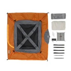 Core Equipment 4 Person Straight Wall Tent - Orange -Camping Equipment Series GUEST 0fff8cd8 62a8 40f2 90ea 8c3bf2dfe383