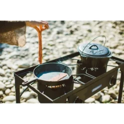 Stansport Outdoor Double Burner Stove With Stand -Camping Equipment Series GUEST 10ba8e70 3196 4618 9faa 04b19aa57008