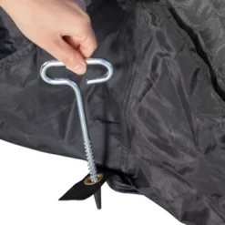 Outsunny 4 Person Insulated Ice Fishing Shelter 360-Degree View, Pop-Up Portable Ice Fishing Tent With Carry Bag, Two Doors And Anchors, Black 9 Outsunny 4 Person Insulated Ice Fishing Shelter 360-Degree View, Pop-Up Portable Ice Fishing Tent With Carry Bag, Two Doors And Anchors, Black -Camping Equipment Series GUEST 117614d3 a6f0 43fa 9fea fac3548e21e5