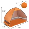Unique Bargains Automatic Portable 2-3 Person Sun Shade Beach Shelter Tent