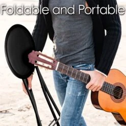 Trademark Home Heavy-Duty 24-Inch Folding Stools With Padded Seats, Black, Set Of 4 -Camping Equipment Series GUEST 14d5d7f2 a056 4a8b ac3d 751d4c369c00