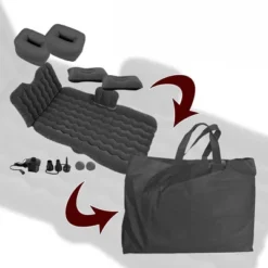 Zone Tech Car Inflatable "Air Mattress" Bed With Back Seat With 2 Air Pillows – Pump Kit - Vacation Camping Blow Up Pad 7 Zone Tech Car Inflatable "Air Mattress" Bed With Back Seat With 2 Air Pillows – Pump Kit - Vacation Camping Blow Up Pad -Camping Equipment Series GUEST 1578bdd2 c5fe 4545 be9f 7880db7c90bf