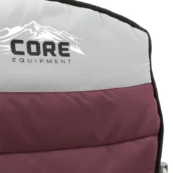 CORE 2-Pack 300-Pound Capacity Polyester Padded Arm Chair With Carry Bag & Instant Cabin 11-Person Cabin Tent W/Screen Room, 24 Stakes & Carry Bag -Camping Equipment Series GUEST 15c1603e 3192 44a7 a138 89aacf541323