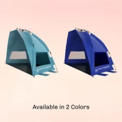 Leisure Sports Pop-Up Beach Tent With UV Protection, Mesh Windows, And Carry Bag - Turquoise -Camping Equipment Series GUEST 1761664c e8b1 4dcf aadc 0782c8011de8