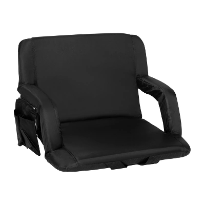 Flash Furniture Extra Wide Lightweight Reclining Stadium Chair With Armrests, Padded Back & Seat With Dual Storage Pockets And Backpack Straps 14 Flash Furniture Extra Wide Lightweight Reclining Stadium Chair With Armrests, Padded Back & Seat With Dual Storage Pockets And Backpack Straps - Image 14