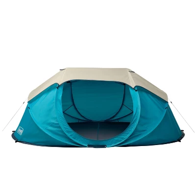 Coleman Pop Up 4 Person Scuba Camping Tent - Blue 2 Coleman Pop Up 4 Person Scuba Camping Tent - Blue - Image 2
