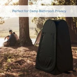 Leisure Sports Portable Pop-Up Privacy Pod - Collapsible Outdoor Shelter For Beach And Camping With Carry Bag - Black -Camping Equipment Series GUEST 1ca4c0f2 8ed8 4a28 b6a1 eebfcb35e7ae