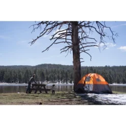 Stansport Everest 6 Person Dome Tent Orange/Gray -Camping Equipment Series GUEST 1dd868e5 2418 4d0d 85b8 1413f4e983de