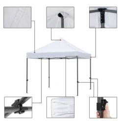 Yaheetech Outdoor Canopy 10'x10' For Camping Wedding Parties -Camping Equipment Series GUEST 1fc4245a 8d43 40b6 98d8 89459f89d43b