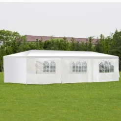 Costway 10'x30'Heavy Duty Gazebo Canopy Outdoor Party Wedding Tent -Camping Equipment Series GUEST 2055ec6d fd4f 4477 aac7 5c5a0db54ec1