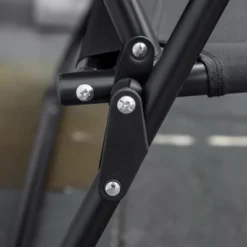 Outsunny Portable Folding Double Camping Chair Cup Holder, Loveseat For 2 Person, Outdoor Chair With Wood Armrest Beach Travel -Camping Equipment Series GUEST 210895c0 2835 4a0c 833c 918e9b359c50