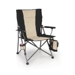 Oniva Big Bear Folding Camp Chair With Cooler XL - Black -Camping Equipment Series GUEST 224ec417 44e3 403c 96ed 141ce0a3ccad