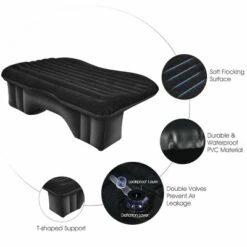 Costway Inflatable Car Air Backseat Mattress Flocking Travel SUV Camping Pad Pill & Pump -Camping Equipment Series GUEST 246a2250 613c 4859 b95a b0a0ef612493