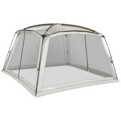 Outsunny Screen Tent, Screen House Room With UV50+ Protection, 2 Doors, And Carry Bag, For Patios Outdoor Camping Activities -Camping Equipment Series GUEST 25a7abed 0c24 46d9 9320 beea91e1d44e