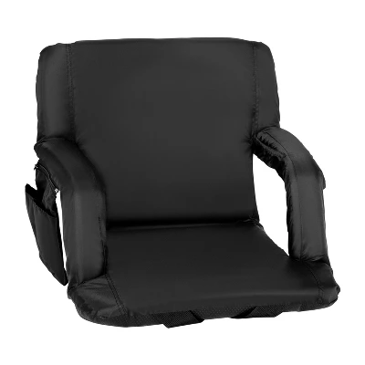 Flash Furniture Portable Lightweight Reclining Stadium Chair With Armrests, Padded Back & Seat With Dual Storage Pockets And Backpack Straps 14 Flash Furniture Portable Lightweight Reclining Stadium Chair With Armrests, Padded Back & Seat With Dual Storage Pockets And Backpack Straps - Image 14