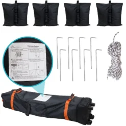 Sunnydaze Decor Sunnydaze Premium Pop-Up Canopy With Rolling Carry Bag And Sandbags 18 Sunnydaze Decor Sunnydaze Premium Pop-Up Canopy With Rolling Carry Bag And Sandbags -Camping Equipment Series GUEST 2b46b198 57e4 454d bc70 7b1239a7ffad