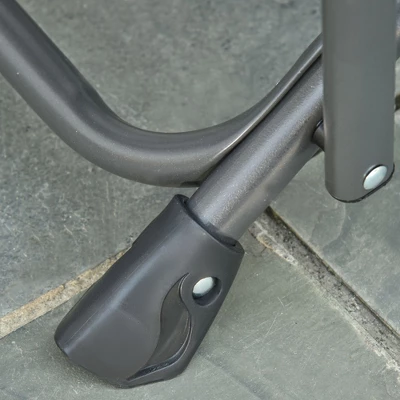 Outsunny Outdoor Director Chair, Folding Camping Chair With Thick Padded, Side Table And Heavy Duty Frame For Camping, Picnic, Beach, Hiking, Travel 5 Outsunny Outdoor Director Chair, Folding Camping Chair With Thick Padded, Side Table And Heavy Duty Frame For Camping, Picnic, Beach, Hiking, Travel - Image 5