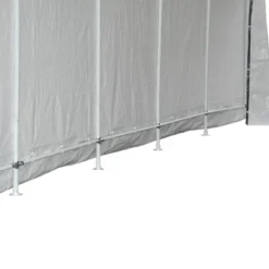 Outsunny 12'x20' Carport Extra Large Upgraded Heavy Duty Car Canopy Truck SUV Boat Shelter W/ Sidewalls UV-Treated Cover For Garden, Party, Gray -Camping Equipment Series GUEST 2dbbe0c9 9bd7 483c b921 7d1a0151b54c