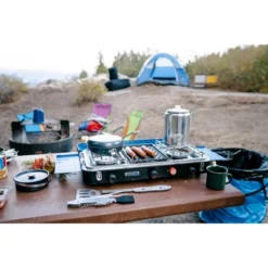 Stansport Double Burner And Grill Propane Stove Blue -Camping Equipment Series GUEST 2eda6908 5599 4966 a283 63913c2cce8b