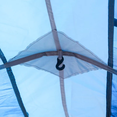 Outsunny 8-10 Man Camping Tent With Weatherproof Rain Cover, Double Layer Backpacking Family Shelter With Mesh Windows, Zipper Door, Portable Carry Bag For Hiking 4 Outsunny 8-10 Man Camping Tent With Weatherproof Rain Cover, Double Layer Backpacking Family Shelter With Mesh Windows, Zipper Door, Portable Carry Bag For Hiking - Image 4