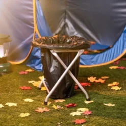 Alpcour Portable Toilet Seat - Compact Indoor & Outdoor Commode With Bag Hooks & Travel Bag -Camping Equipment Series GUEST 330df6ad 324d 4b89 bc39 89023ddb9e26