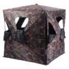 Costway Ground Hunting Blind Portable Deer Pop Up Camo Hunter Weather Proof Mesh Window
