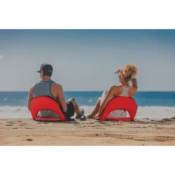 Picnic Time Oniva Seat Portable Recliner Chair - Red -Camping Equipment Series GUEST 338111f0 e289 4e4c b506 a0aa7344a9b6