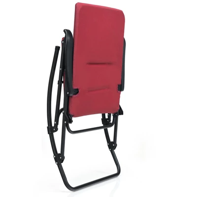 Tangkula Foldable Rocking Chair Enlarged Rocker Chair With Cotton Clip Red 5 Tangkula Foldable Rocking Chair Enlarged Rocker Chair With Cotton Clip Red - Image 5
