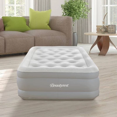 Beautyrest Skyrise 14" Air Mattress With External Pump 1-Touch Comfort Control - Twin 5 Beautyrest Skyrise 14" Air Mattress With External Pump 1-Touch Comfort Control - Twin - Image 5