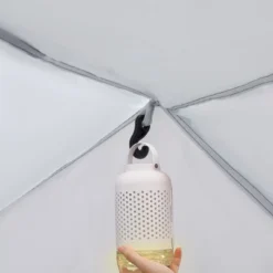 Outsunny Large Screen House Or Camping Canopy Breathable Tent, Hang Hook For Lantern At Night, 6-8 Person Dome Tent, 11.5' X 11.5', White -Camping Equipment Series GUEST 3684c251 4d45 412a a86c 2958529660c8