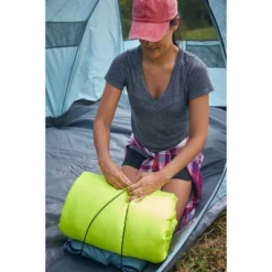 Coleman Kompact 30 Degree Sleeping Bag - Lime Green -Camping Equipment Series GUEST 379e7d6e f51d 471d 8229 4f569fbb78c1