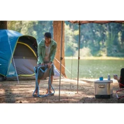 Coleman Cross Rocker Outdoor Portable Chair - Deep Ocean -Camping Equipment Series GUEST 3832ad97 cf3d 47e7 b4a2 d37936829ce8