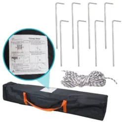 Sunnydaze Decor Sunnydaze Standard Pop Up Canopy With Carry Bag -Camping Equipment Series GUEST 38cee235 d574 416b 8451 e2bdbc57594f