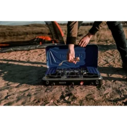 Stansport Triple Burner Propane Stove Blue -Camping Equipment Series GUEST 3a97a479 a63d 4542 af35 646ead5bd4a4