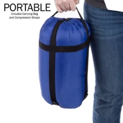 Leisure Sports Lightweight 2-Season Sleeping Bag For Spring/Summer - Blue -Camping Equipment Series GUEST 3ae699e1 e708 41cd bcf2 7834a670f55f