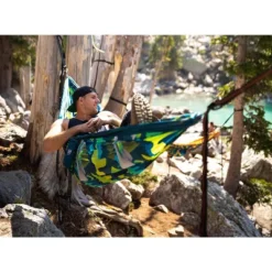 ENO, Eagles Nest Outfitters DoubleNest Print Lightweight Camping Hammock, 1 To 2 Person 20 ENO, Eagles Nest Outfitters DoubleNest Print Lightweight Camping Hammock, 1 To 2 Person -Camping Equipment Series GUEST 3b49551e eaef 42cb 85a3 acd37c86c642