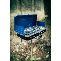 Stansport Double Burner Propane Stove Blue -Camping Equipment Series GUEST 3c34cb1b 9592 429c bc92 5f8962d538e9